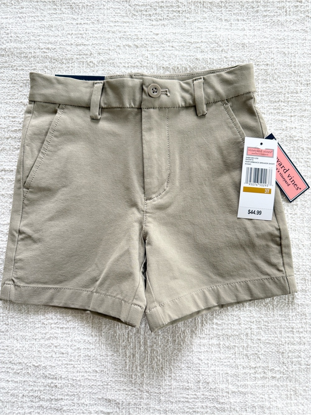 NWT Vineyard Vines 3T Performance Khaki Shorts
